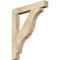 Ekena Millwork Funston Block Rough Sawn Bracket, Douglas Fir, 4"W x 30"D x 36"H BKT04X30X36FST05RDF - alternate 1